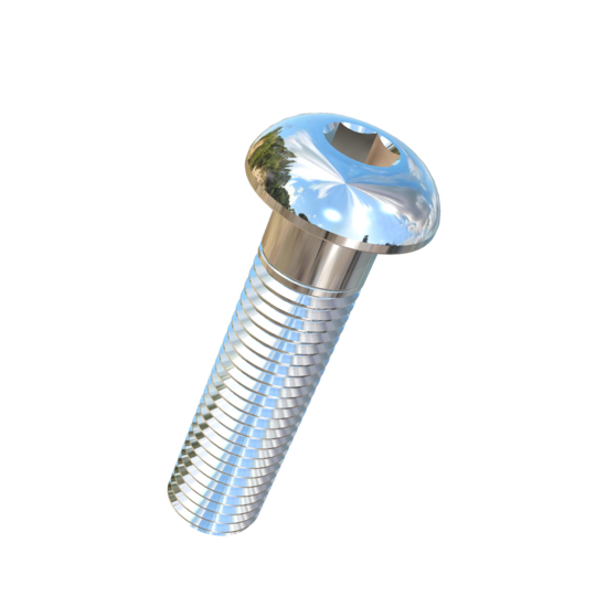 Titanium 5/16-24 X 1-1/4 UNF Button Head Socket Drive Allied Titanium Cap Screw